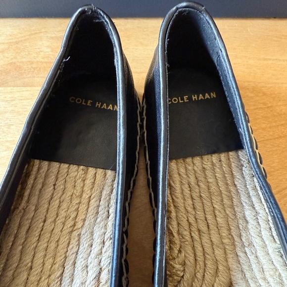 COLE HAAN PALERMO ESPADRILLE NIB 7.5B COASTAL GRANDMA SOFT LEATHER TIMELESS CHIC - Picture 8 of 11
